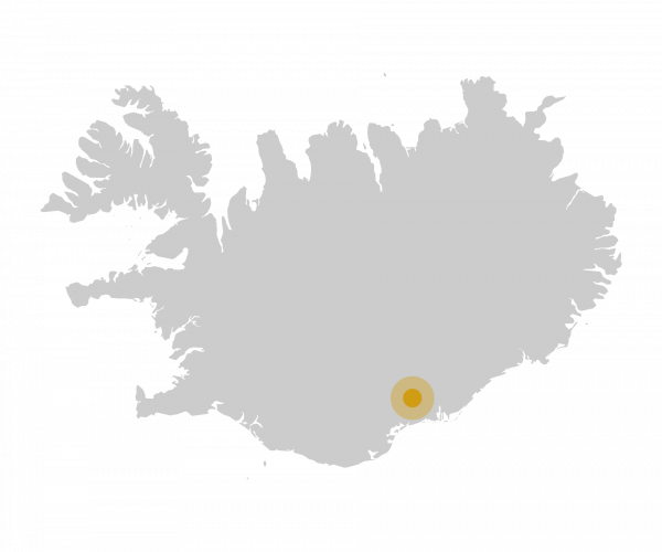 The Vatnajökull ice cap of the South East